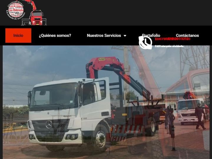 Sitio web de Alquitodo Grúas